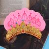 Crown Cookie Mould Silicone Material Fondant Cake Crown Shape Baking Accessories