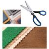 Stainless Steel Pinking Scissors Multipurpose Tailor Scissors Professional DIY Fabric Cutting Handheld Dressmaking Shears