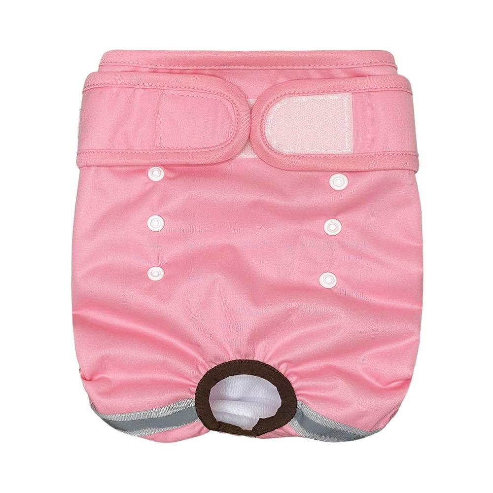 Adjustable Female Pet Diapers Breathable Pet Dog Underwear  Doggy Sanitary XS розовый