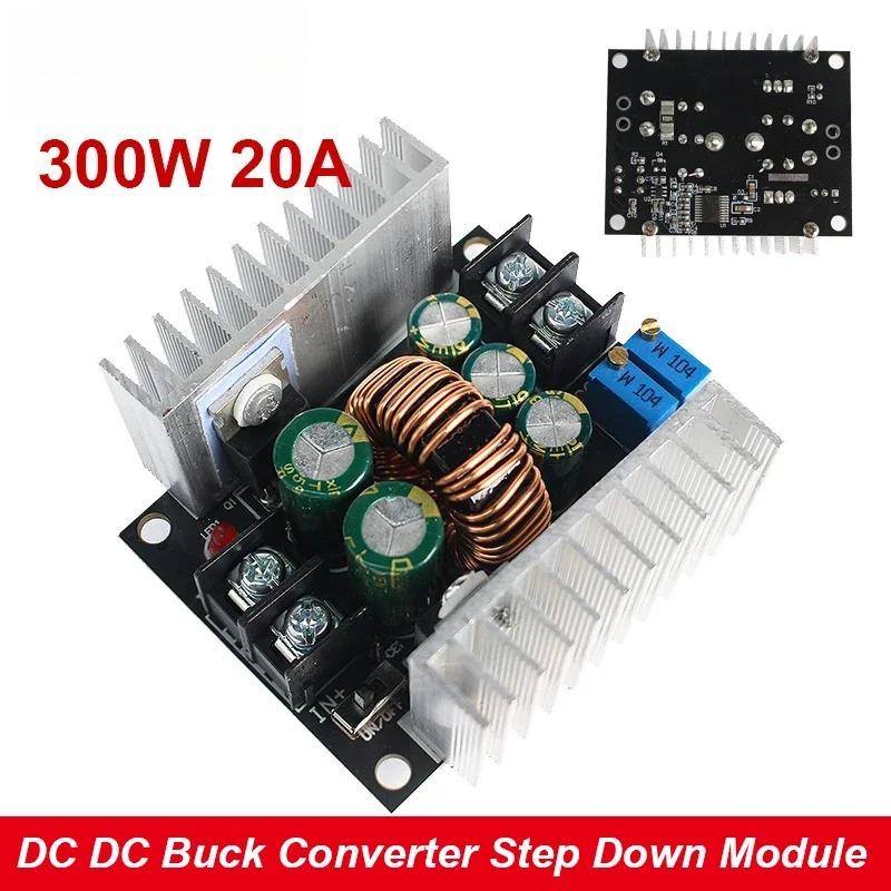 20A 300W CC CV Step Down Module DC 6V-40V to 1.2V-35V Voltage Regulator Buck Converter Constant Current Power Supply Module