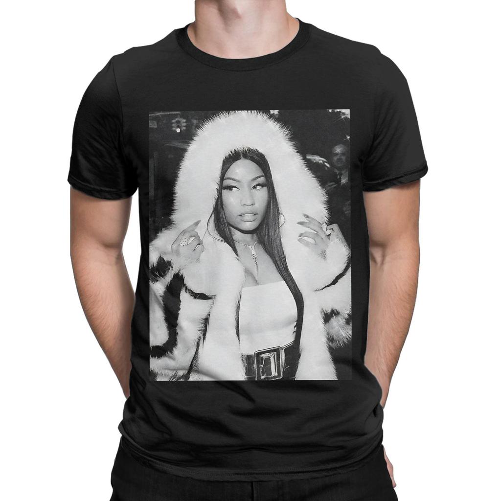 N-Nicki Minaj Grunge Pink Classic Funny Graphic 100% Cotton T-Shirt Tees Tops For Men
