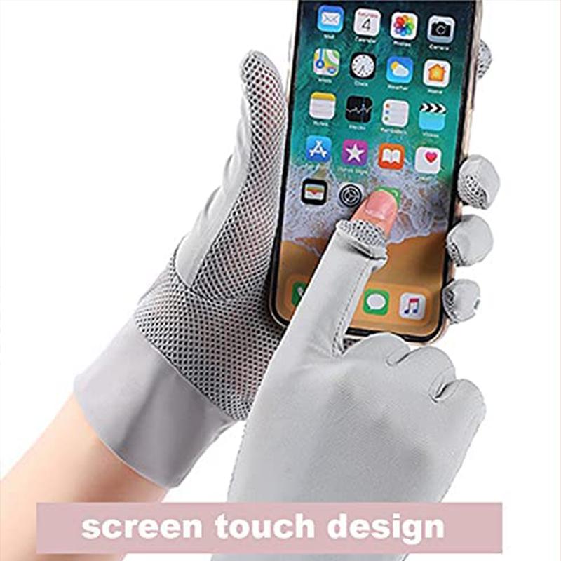 Summer Women's Sun Protection Gloves Anti-UV Ice Silk Glove for Car Motorcycle Bike Driving Sports Protection Thin Glove Unisex