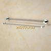 30/40/50/60cm Montado en la Pared Color Cromado Latón Hecho Doble Barra para Toallas Para Accesorios de Baño Toallero Portatoallas YT-10198