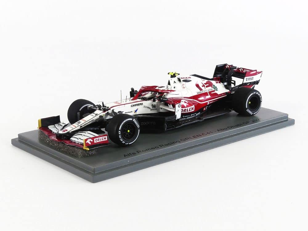 

Spark Alfa Romeo Racing ORLEN C41 2021 F1 Гран-при Абу-Даби Джовинацци 1/43 #99 А.
