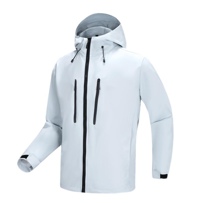 New Hooded Jacket Men's Fashion Trendy Men's Spring and Autumn Jacket Men's Spring and Autumn Jacket Waterproof Windproof Jacket Protection