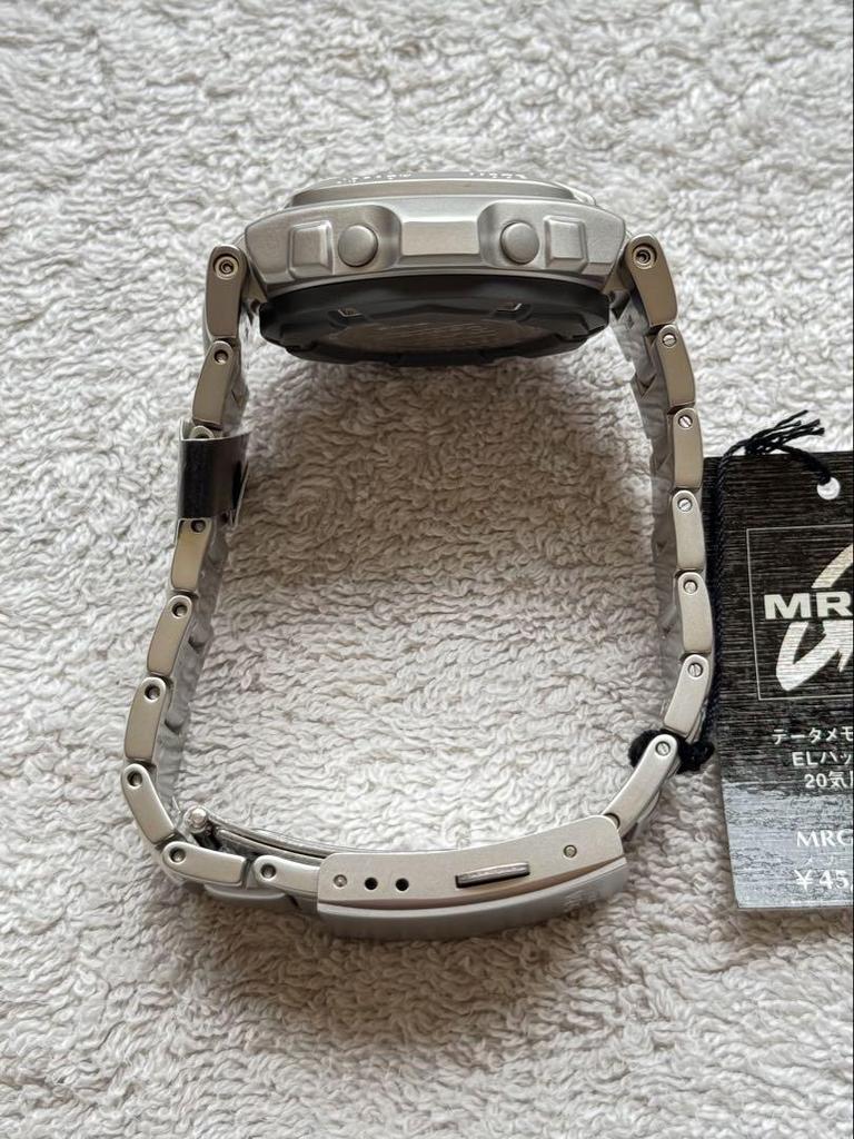 [USED] Casio MRG-210 Stainless Steel with Box, Roll Tag, Tag, and Instruction Manual