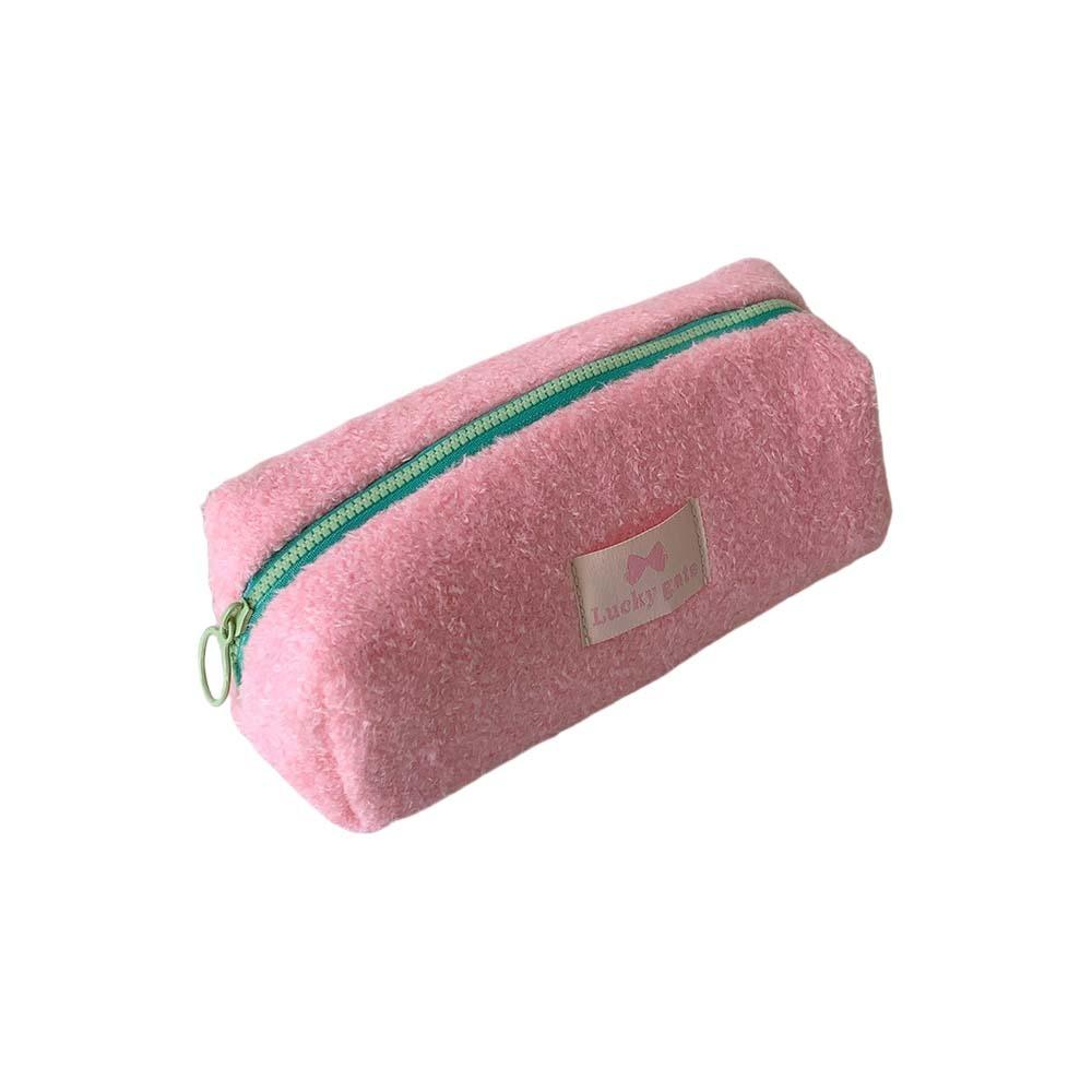 Organizér na psací potřeby Plyšová taštička na psací potřeby Pouzdro na tužky Kosmetická taštička Měkká taštička na tužky