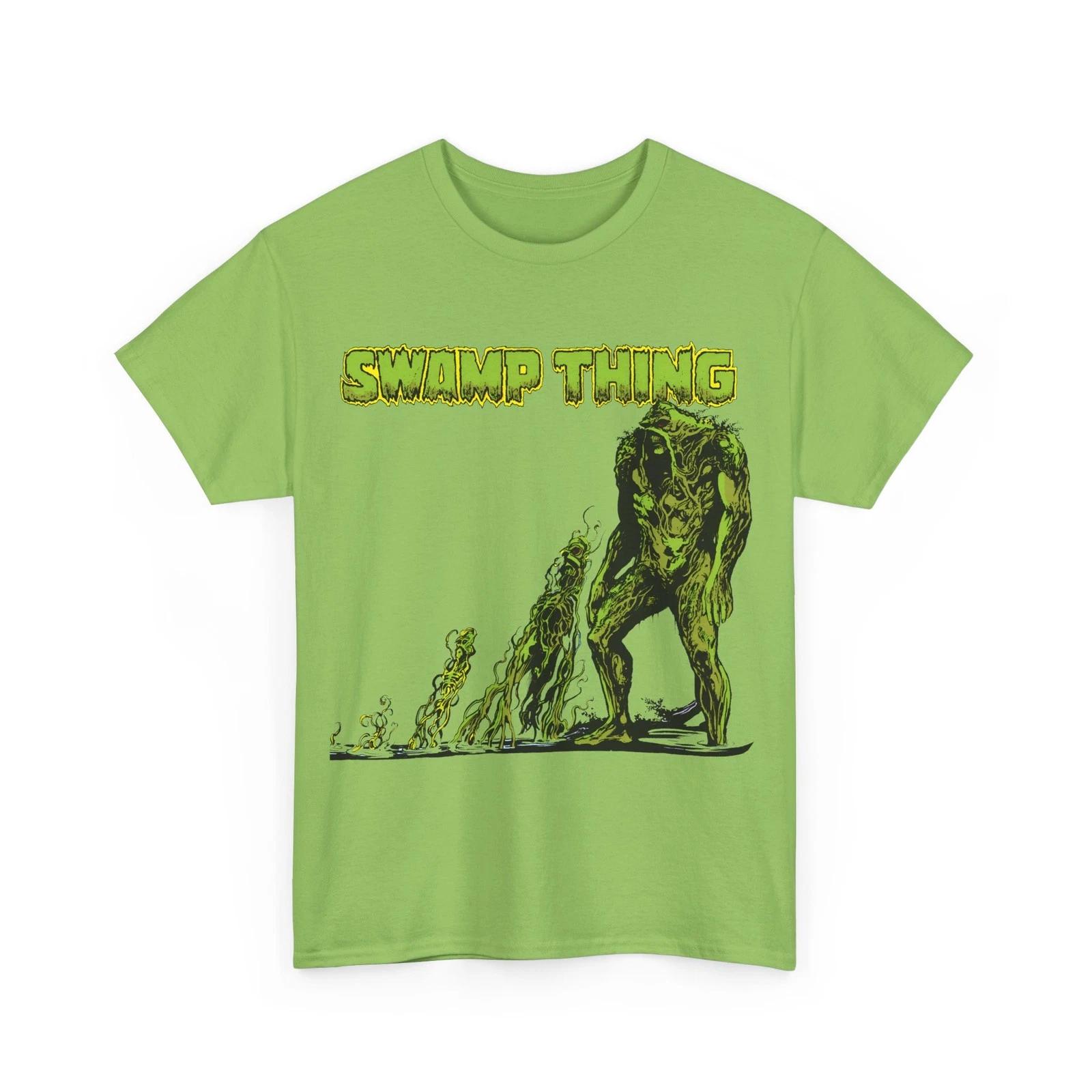Swamp Thing T-Shirt Stephen Bissette & John Totleben Art DC/Vertigo Comics Retro M
