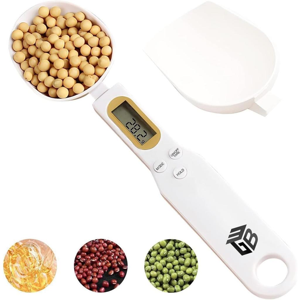 Electronic Kitchen Scale Measuring Spoon with LCD Display Screen Suitable for Food Spice Scale Display Screen Kitchen Scale