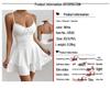 2026 European & American Sleeveless Sexy Slimming Spaghetti Strap Summer Dress for Women - Solid Color Beach Style