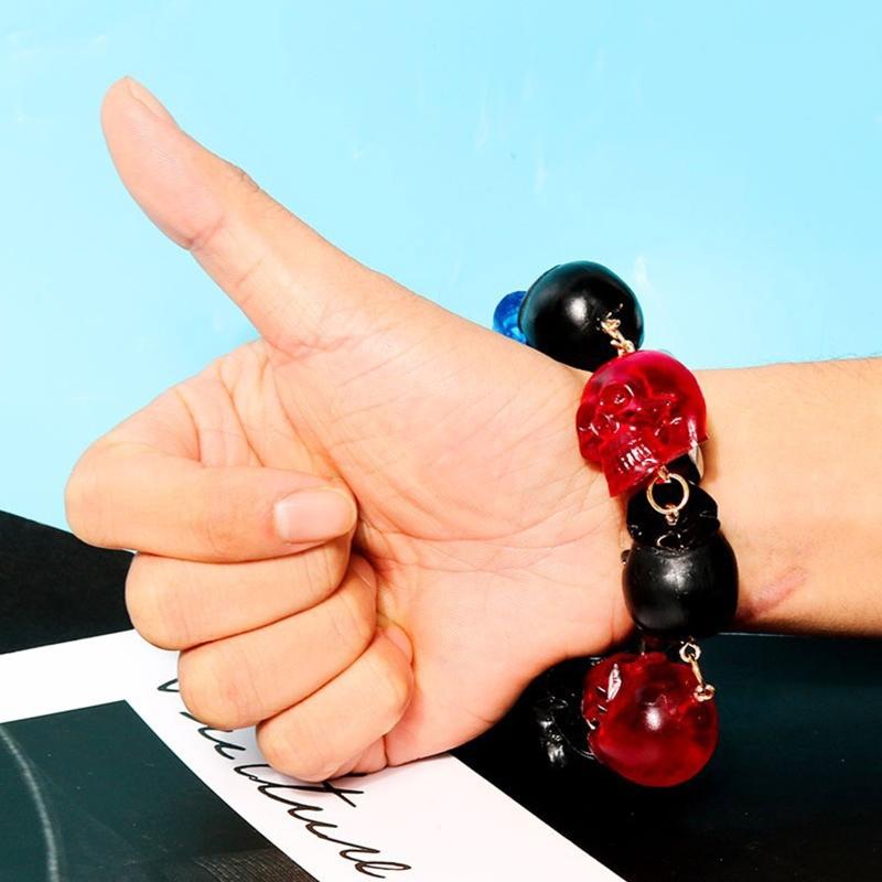Creative Skull for Head Keychain Resin Mold DIY Crafts Bracelet Pendant Silicone Mould Handmade for Key Chain Resin