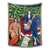 Multifunctional Jacquard Tapestry Blanket: Moisture-Proof Picnic Mat & Sofa Throw