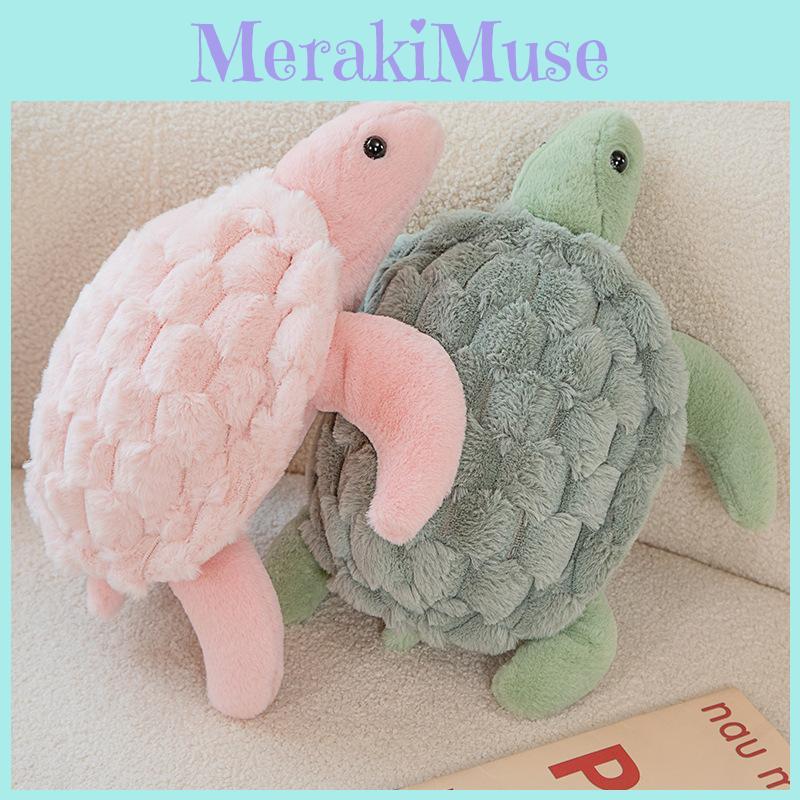 Turtle Plush Stuffed Toys Marine Organism Couple Dolls Girl Birthday Gifts