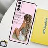 Familie Mama Mädchen Frauen Hülle Für Samsung Galaxy S23 FE S22 Ultra S20 S21 FE S8 S9 S10 Plus Note 10 20 Ultra Abdeckung