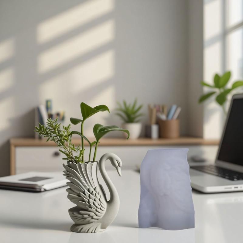 Animal Storage Box Silicone Mold For DIY Candle Vases Home Decoration Craft Projects