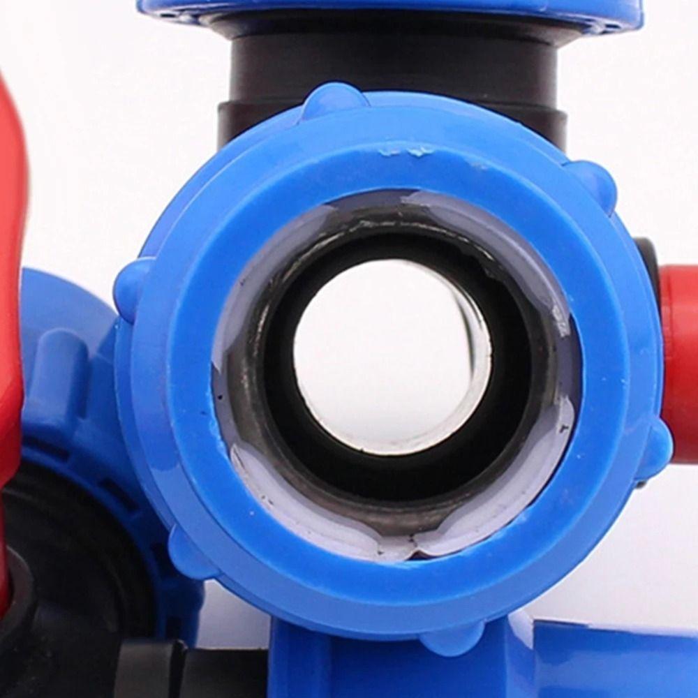 Irrigation 3-Way Ball Valve Plastic Water Pipe Fittings T-type PE Pipe Faucet Diverter  Garden