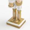 4Pcs Christmas Nutcrackers Ornaments Wooden Nutcrackers Soldier Figures Toy Tree Pendant for Christmas Party Decorations