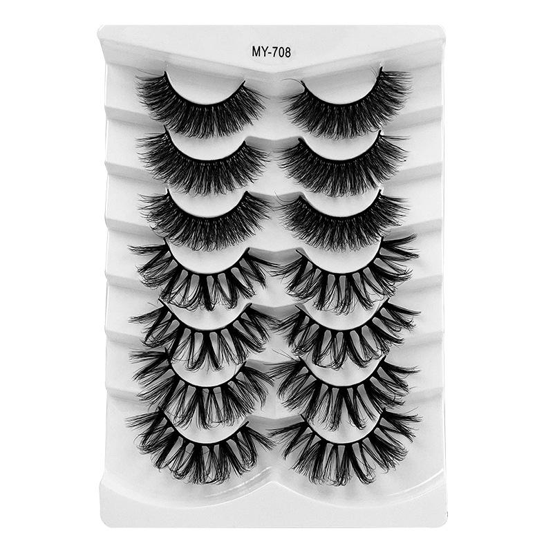 7 Pairs  Lashes Mink Individual Lashes Magnetic Lashes Lashes Extension Lashes That Look Like Extensions Lashes Extension Hk  Lashes Natural Look