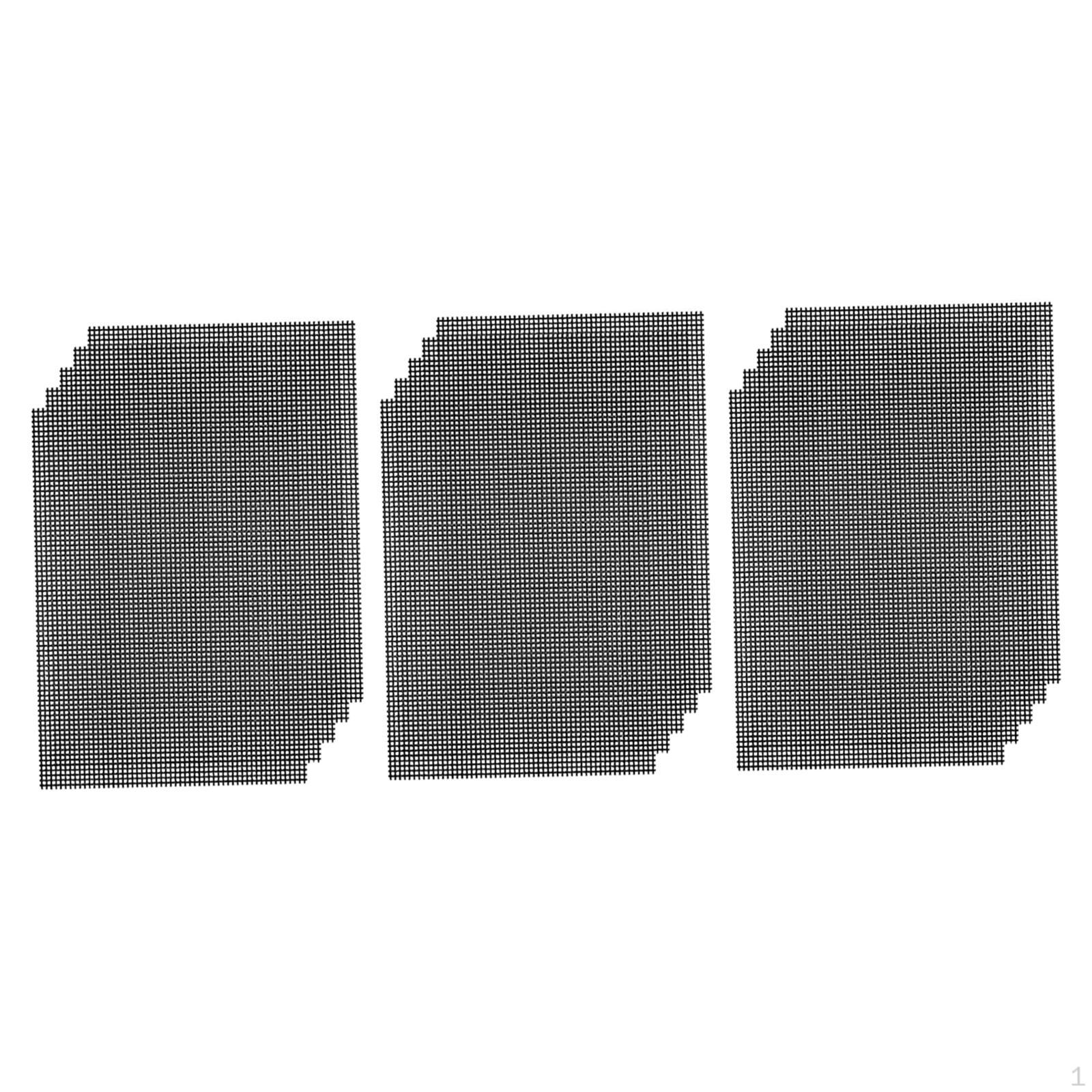 

15 Pieces Toilet Cleaning Screens Scrubbing Pads Mesh Pad Scrubber Flexible Silicon Carbide Material 15Pcs