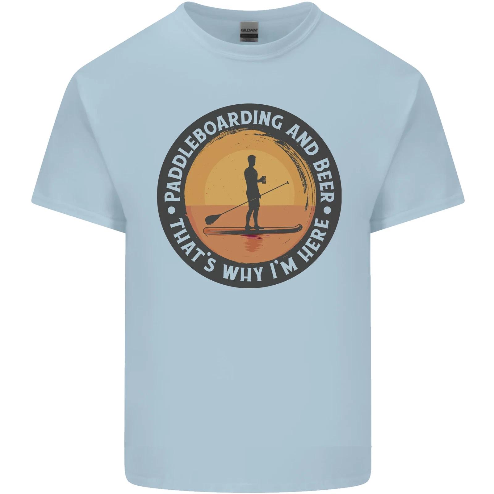 Paddleboarding & Beer Funny Paddleboard Kids T-Shirt Childrens S