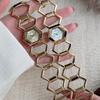 Sunlifex Women's Gold Honeycomb Design Quartz Bracelet Watch