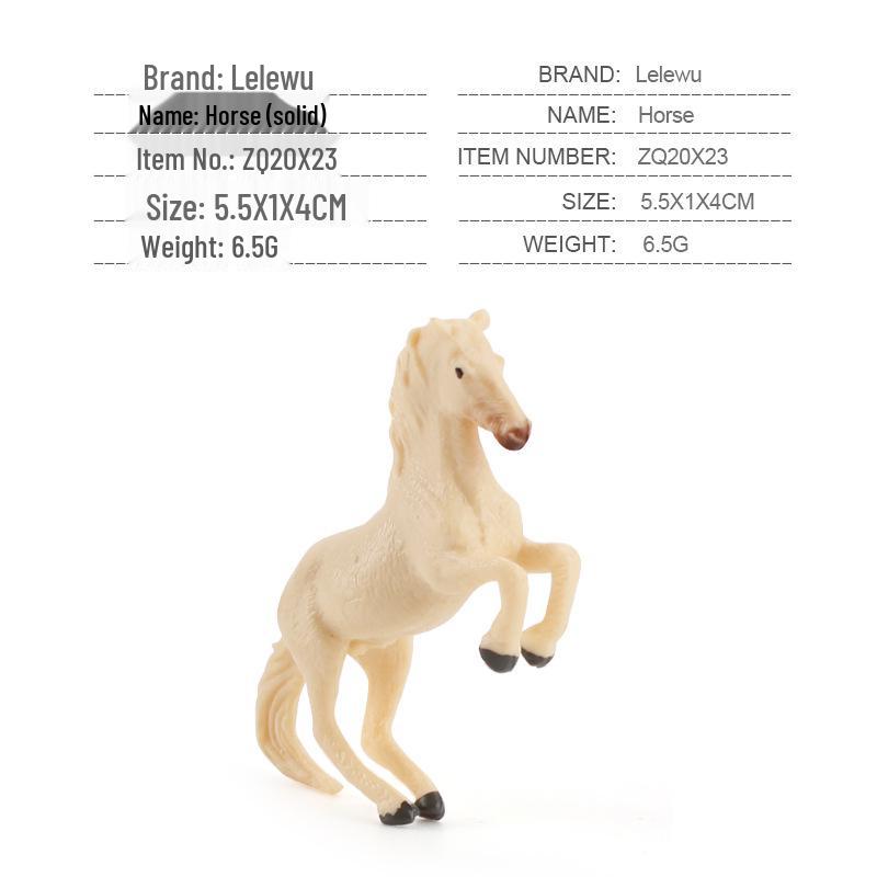 Cross-Border Farm Animal Miniature Model Set: Chickens, Ducks, Geese, Cows, and More