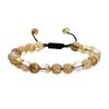 Leisure and Fashion Series Hand Chain Natural Stone Jade Mix and Match Weaving Bracelet Ornaments Gift
