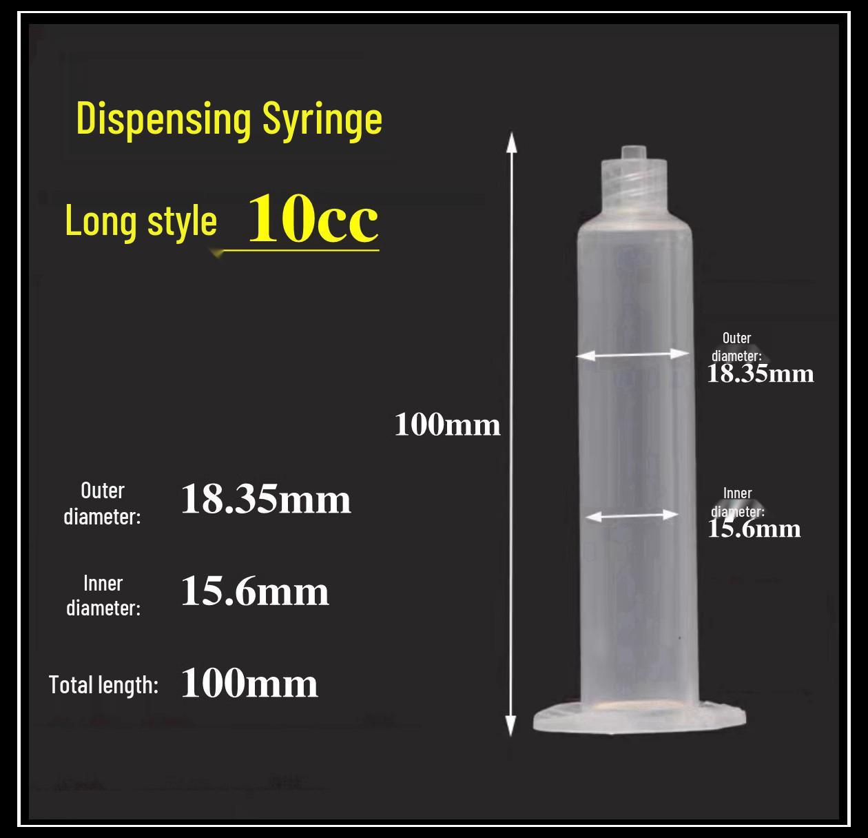 

10cc Industrial Dispensing Machine Transparent Needle Barrel for Glue