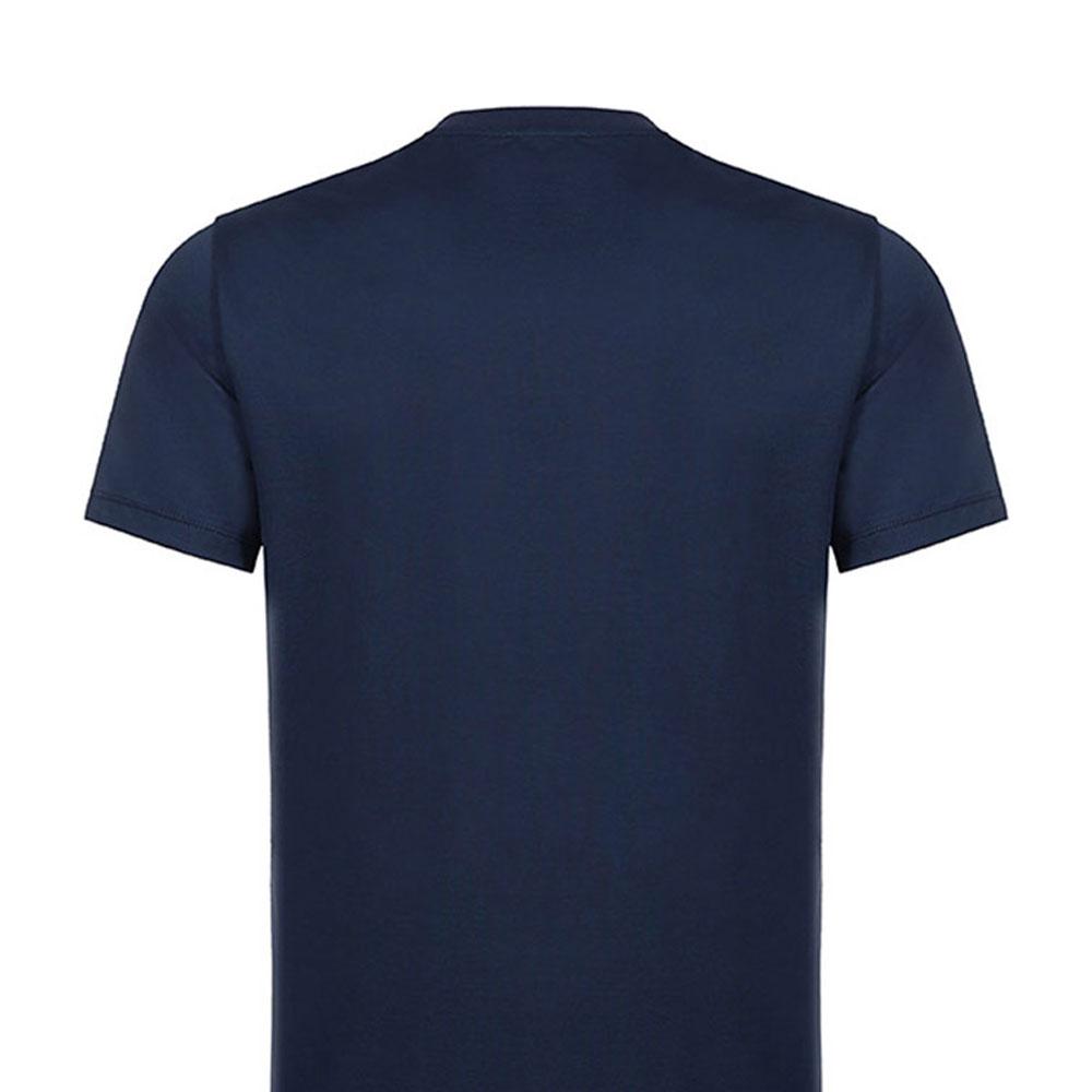 Emporio Armani Short Sleeve Crew Neck T-Shirt Men tops Dark-Blue 3Z1TM1-1JQSZ-F902