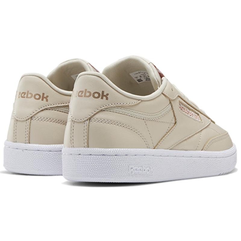 Reebok Unisex Club C 85 Brązowo-Białe Trampki EH0660
