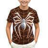 Kids' Short Sleeve Neck T-Shirt with Graphic Print for Casual Daily Wear