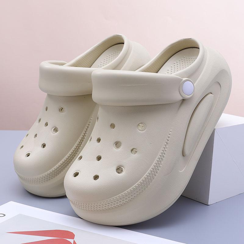Women's Thick-Soled Height-Enhancing Sandals: Non-Slip Beach Slippers for Outdoor Sports