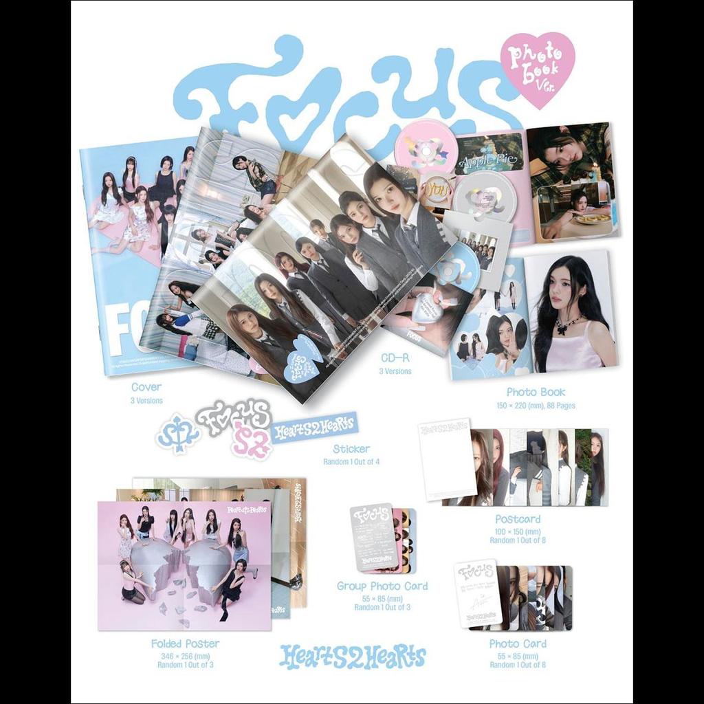 Hearts2Hearts [FOCUS] (Rhotobook Ver.) / 1. minialbum + dárek zdarma