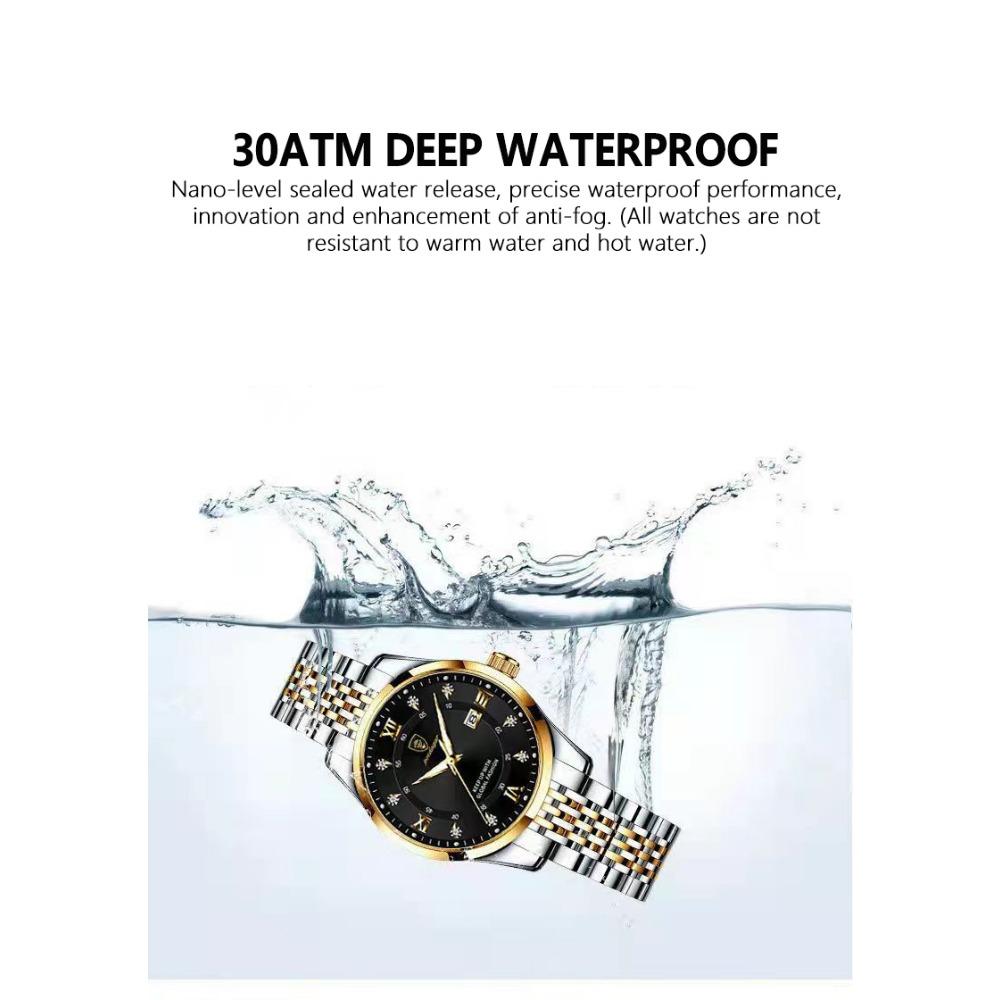 POEDAGAR Casual Wrist Watch For Women Luxury Waterproof Luminous Date Ladies Watch Stainless Steel Quartz Watch reloj