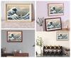 miniature jigsaw puzzle featuring the Views of Mount The Great Wave off finished size 38 x 26 cm 1000-piece Ukiyo-e Thirty-six Fuji, Kanagawa,