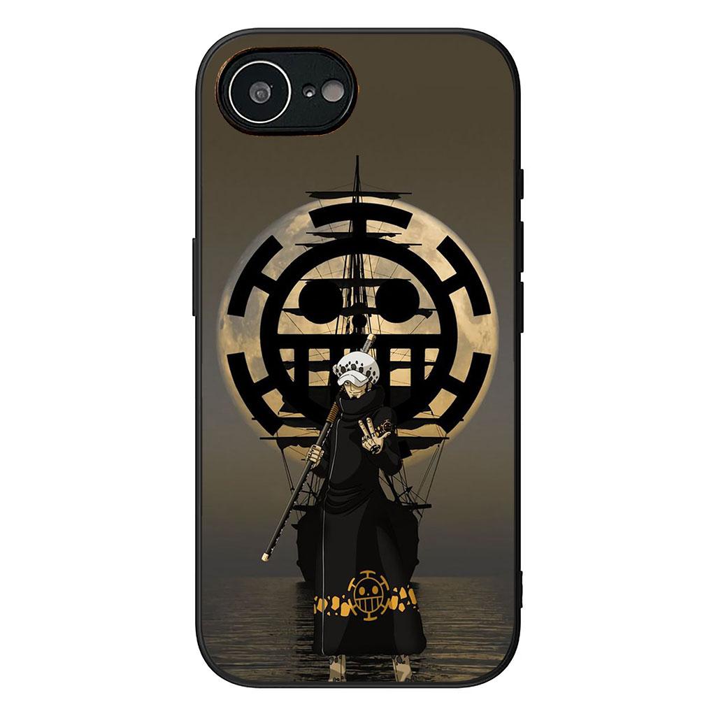 for Samsung Galaxy A25 A37 A57 A12 A14 A50 A51 A70 A71 A72 A21S A04 M15 Note 20 9 8 10 Case One Piece Trafalgar Water Law Luffy