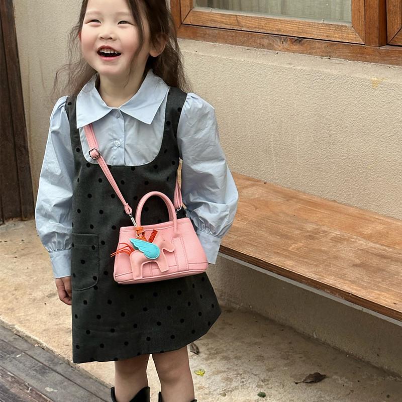 Autumn Girls Handheld Garden Bag With Pu Material For Kindergarten Use