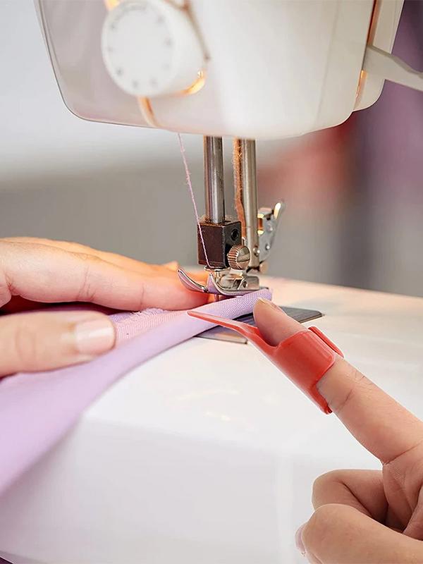 Sewing Finger Pusher Sewing Finger Protectors Thimble Finger Gloves Open Adjustable Design For Home DIY Hand Sewing
