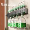 Kitchen Knife Wall-Mounted Multifunctional Knife Holder Storage Rack, No Drilling Required, Chopstick Cage Integrated Storage Rack, Chopstick Tube