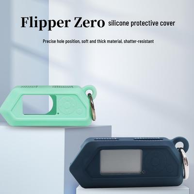 Flipper Zero: Open-source Multi-function Remote with Silicone Cover, Electronic Pet Dolphin Theme for Tech Enthusiasts.