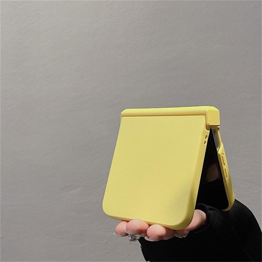 Cute Candy Color Skin Feel Hinge Protec Case For Samsung Galaxy Z Flip 7/6/5/4/3 For Motorola Razr 40 50 Ultra Razr 60 Cover