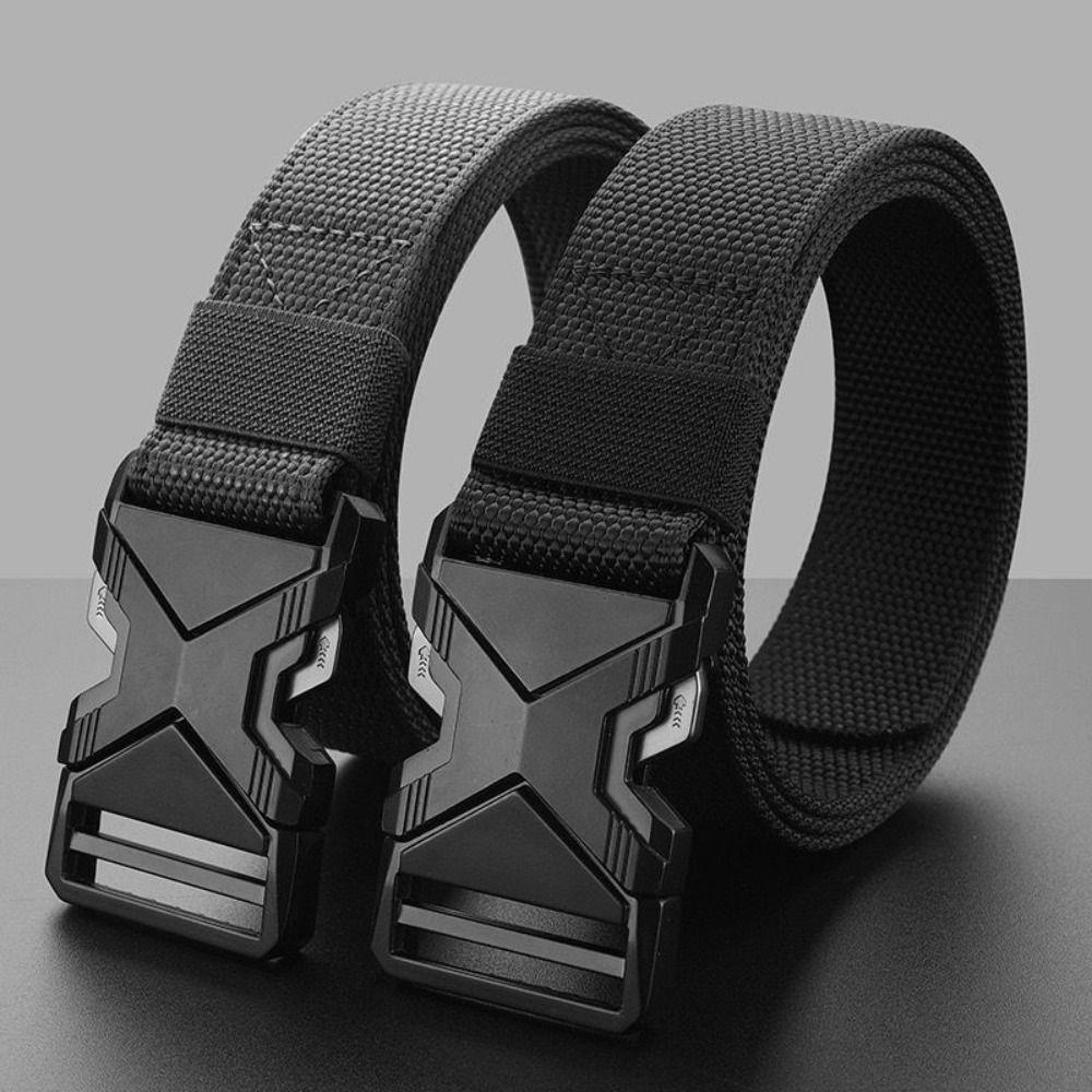 Breathable Men's Canvas Belt Multi Function Sport Belt Durable Workwear Belt