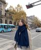 Women's Imitation Cashmere Winter Scarf - Thick Solid Color, Versatile Men's Shawl, Cashmere Wool Blend