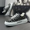 Chaussures Décontractées pour Hommes Surface en Tissu Baskets Respirantes Hommes Polyvalentes à Semelle Plate Antidérapantes Chaussures de Planche Chaussures de Sport pour Homme