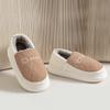 Indoor home bag heel wool cotton shoes women wear waterproof cotton slippers outside in autumn and winter men's winter warm new models