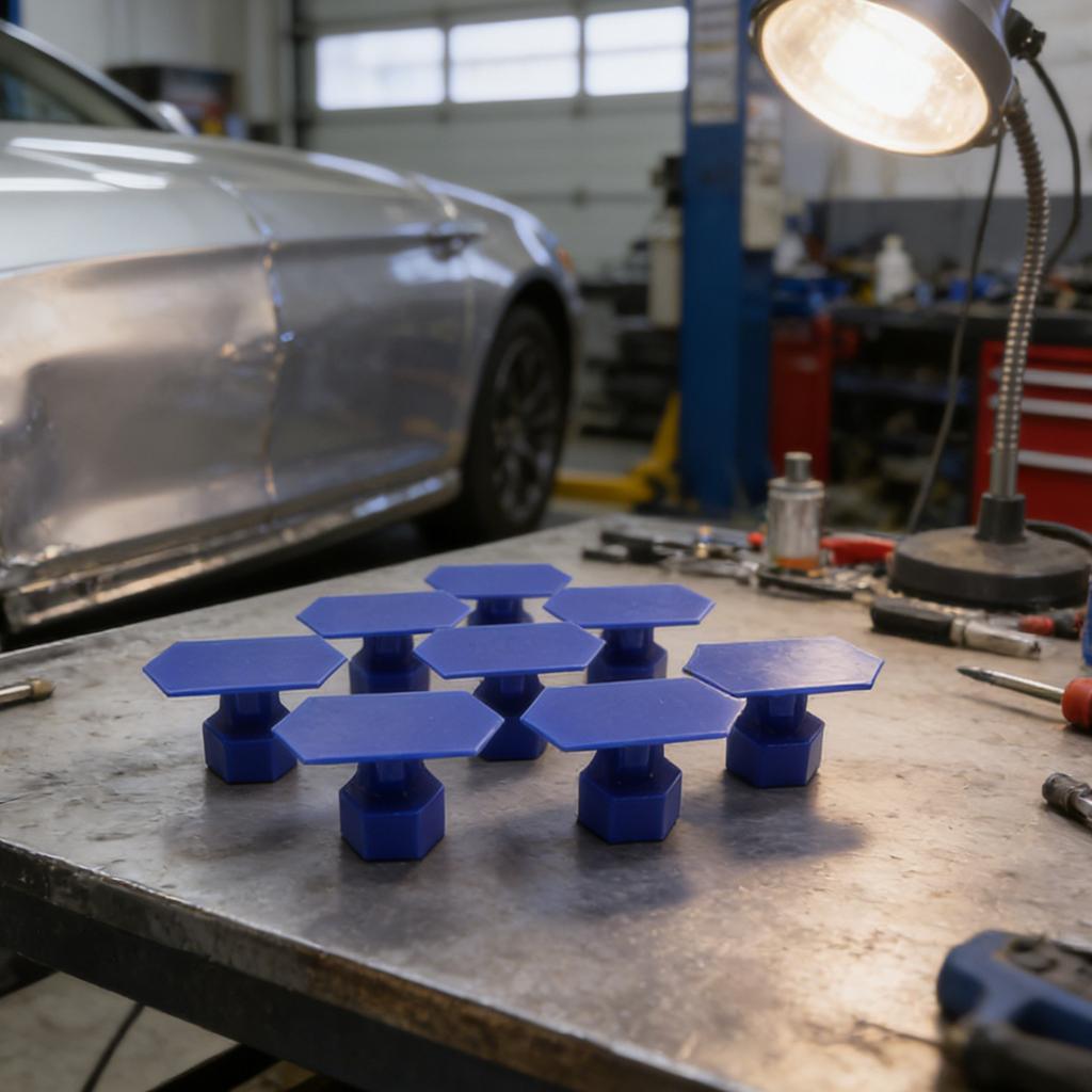 12pcs Repair Tool Auto Maintenance Tool Dents Puller Sheet Dents Removal Sheet Dents Removal Pulling Sheet