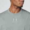 Under Armour Embroidered Design Solid Color Casual Training Round Neck Short Sleeve T-Shirt Men Tops Gray-Green 1387993-504