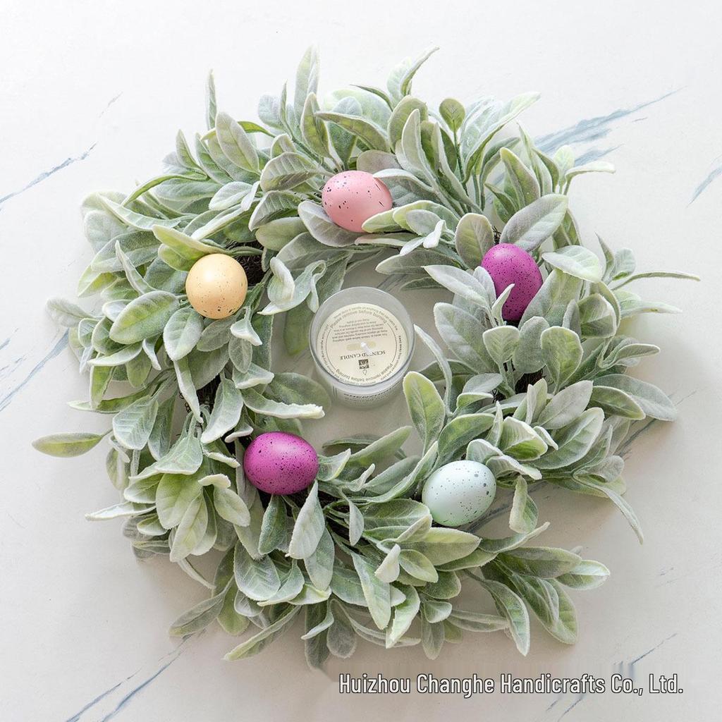 Spring Easter Egg Door Wreath Decoration
