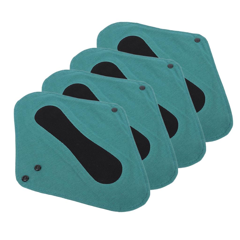 4pcs Reusable Panty Liners Washable Sanitary Pads Pure Cotton Reusable Menstrual Pads for Women