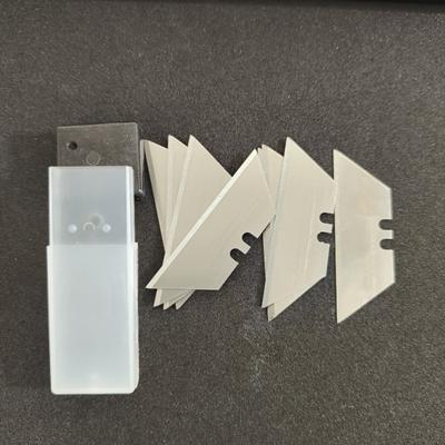 10pcs Metal Hand Plane Blades, Multifunctional DIY Art Craft Trapezoidal Blade Set, Durable, No Electricity Required
